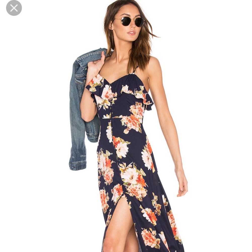 REVOLVE - Band of Gypsies Black Floral Maxi